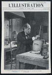 M. Berthelot dans son laboratoire au collège de France.
