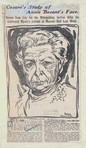 Cesare's study of Annie Besant's face