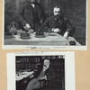 The authors : Mr. Walter Besant [and] the late Mr. James Rice ; Sir Walter Besant [a sheet with two images].