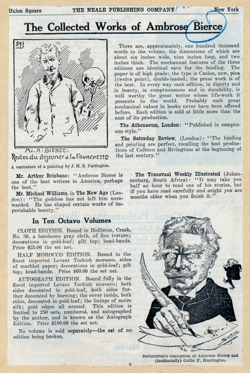 Digital Collections Ambrose Bierce.