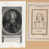 Jean Paul Bignon [a sheet with two portraits].
