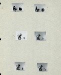 Contact prints of "The panakawan" (1-2, top); Bima meets Dewa Rutji (3-6)
