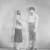 Anita Fugazy and sixteen-year-old Junior Durkin (as Michael Nilas) in S. Jay Kaufman's production of "The Lottery" at the Majestic in Brooklyn for week beginning November 17