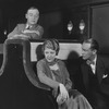 L to R: Grant Mills (as Jerry Hyland), Jean Dixon (as May Daniels) and Hugh O'Connell (as George Lewis)