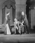 Lynn Fontanne as Ann Carr, Edward Emery (seated) as Dr. Avery and Alfred Lunt as Raphael Lord.