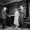 Lawrence Leslie as Curtis Maxwell, Lynn Fontanne as Ann Carr, and Charles McClelland as a butler.