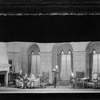 Scene from "Meteor." Set by Raymond Sovey. L to R: Douglass Montgomery (Douglas), Lynn Fontanne (Ann), Edward Emery (Dr. Avery), Alfred Lunt (Raphael), Lawrence Leslie (Curtis).