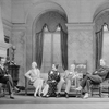 L to R: : Douglass Montgomery (Douglas Carr), Shirley O'Hara (Phyllis Pennell), Lynn Fontanne (Ann Carr), Edward Emery (Dr. Avery), and Alfred Lunt as Raphael Lord.