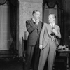 Alfred Lunt as Raphael Lord (left) and Lawrence Leslie as Curtis Maxwell (right).