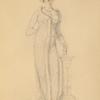 Parisian opera dress, 1812.