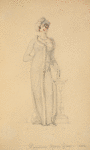Parisian opera dress, 1812.