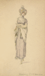 Walking dress, November 1814.