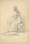Walking dress, October 1815.