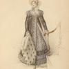 Half mourning walking dress, June 1819.
