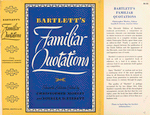 Bartlett's Familiar Quotations, eleventh edition edited by Christopher Morley and Louella D. Everett.