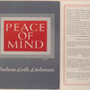 Peace of Mind.