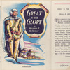 Great is the glory.