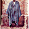 A Mandingo in blue cotton robe