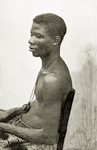 A man of the Gbalin tribe (cannibals of Western Liberia).