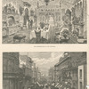 The Queen's visit to Birmingham : the luncheon-room at the townhall ; High-Street.