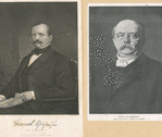 Otto von Bismarck [a sheet with two portraits].