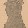 Silhouette of Bismarck as a student.