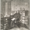 Prince Bismarck in his study.