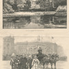 Vue du chateau de Friedrichsruh ; Le retour a Berlin, au bras du prince Henri (1894).