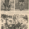 Bismarck on the promenade at Kissingen ; Franz Edward Ludwig Kullmann, Bismarck's assailant ; Bismarck's escape ; The attempted assassination of Bismarck.