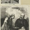 Frühstückstasel in Friedrichsruh, aus : Bismarck ; A confidential chat at Berlin, a fancy sketch of the meeting between Lord Salisbury  and Prince Bismarck [from the Graphic, December 18, 1876].