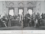 Der Berliner Kongreß vom Jahre 1878, nach einem Gemälde von Anton v. Werner.