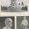 Der von Prof. Georg Frentzen erbaute, am 22 Juni eingeweihte Bismarckturm in Aachen ; Die büste des Altreichskanzlers ; Die Bismarck-Statue für den Monumentalbrunnen in Sebnitz (Sachsen).