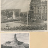 Unveiling of the Bismarck monument by Emperor William in Berlin, June 15 : Emperor William, who unveiled the monument, is shown coming down the steps, having deposited a wreath at the base of the statue ; The Bismarck monument.