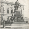 Das am 1 April enthüllte Bismarck-Denkmal in Duismurg, modelliert von Prof. Friedrich Reusch in Königsberg.