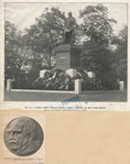 Das am 11 Ottober enthüllte Bismarck-Denkmal in Posen, modelliert von Prof. Gustav Eberlein ; Gussmedaille von Karl Götze auf die Aufstellung der Bismarckbüste in der Walhalla.