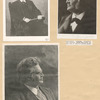 Björnstierne Björnson [three portraits].