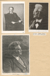 Björnstierne Björnson [three portraits].