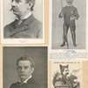 William Black [three portraits and one caricature].