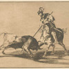 El Cid Campeador lanceando otro toro
