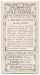 A Golden Wattle (Acacia linifolia).