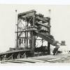 Wellman-Seaver-Morgan car dumper on the docks of the Pennsylvania Railroad, Sandusky, Ohio