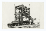 Wellman-Seaver-Morgan car dumper on the docks of the Pennsylvania Railroad, Sandusky, Ohio