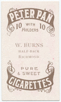 G. Bruce, half-back (RFC) [Richmond Football Club].