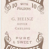 G. Heinz, rover (GFC) [Geelong Football Club].