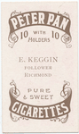 E. Keggin, follower (RFC) [Richmond Football Club].