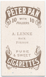 A. Lenne, back (FFC) [Fitzroy Football Club].