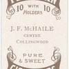 J.F. McHaile, crntre (CFC) [Collingwood Football Club].