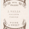 J. Wells, follower (CFC) [Carlton Football Club].