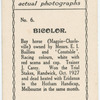 Bicolor. Trainer J. Carey.