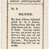 Silvius. Trainer H. Butler.